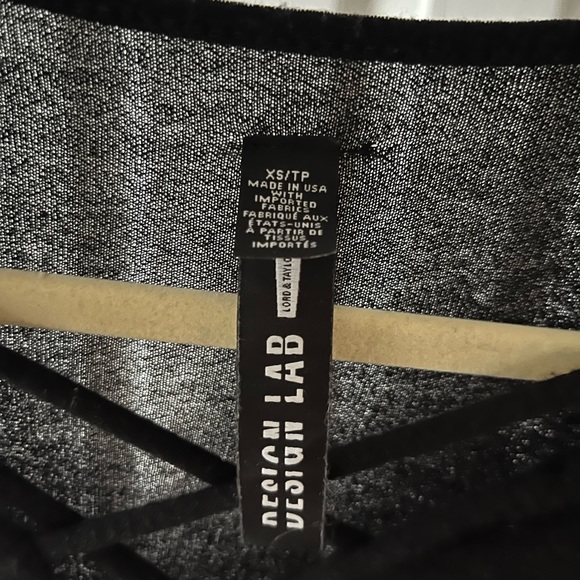 Design Lab Lord and Taylor Black Bodysuit XS - Picture 5 of 5